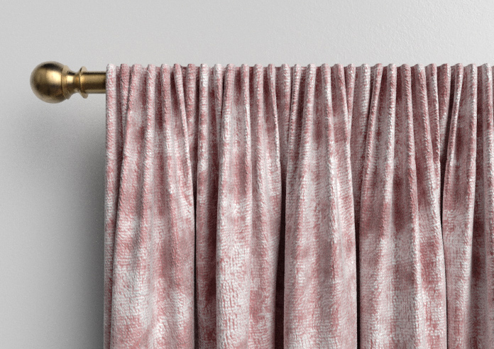 Cyrus Crushed Velvet, Rose - Made to Measure Curtains - Image 9